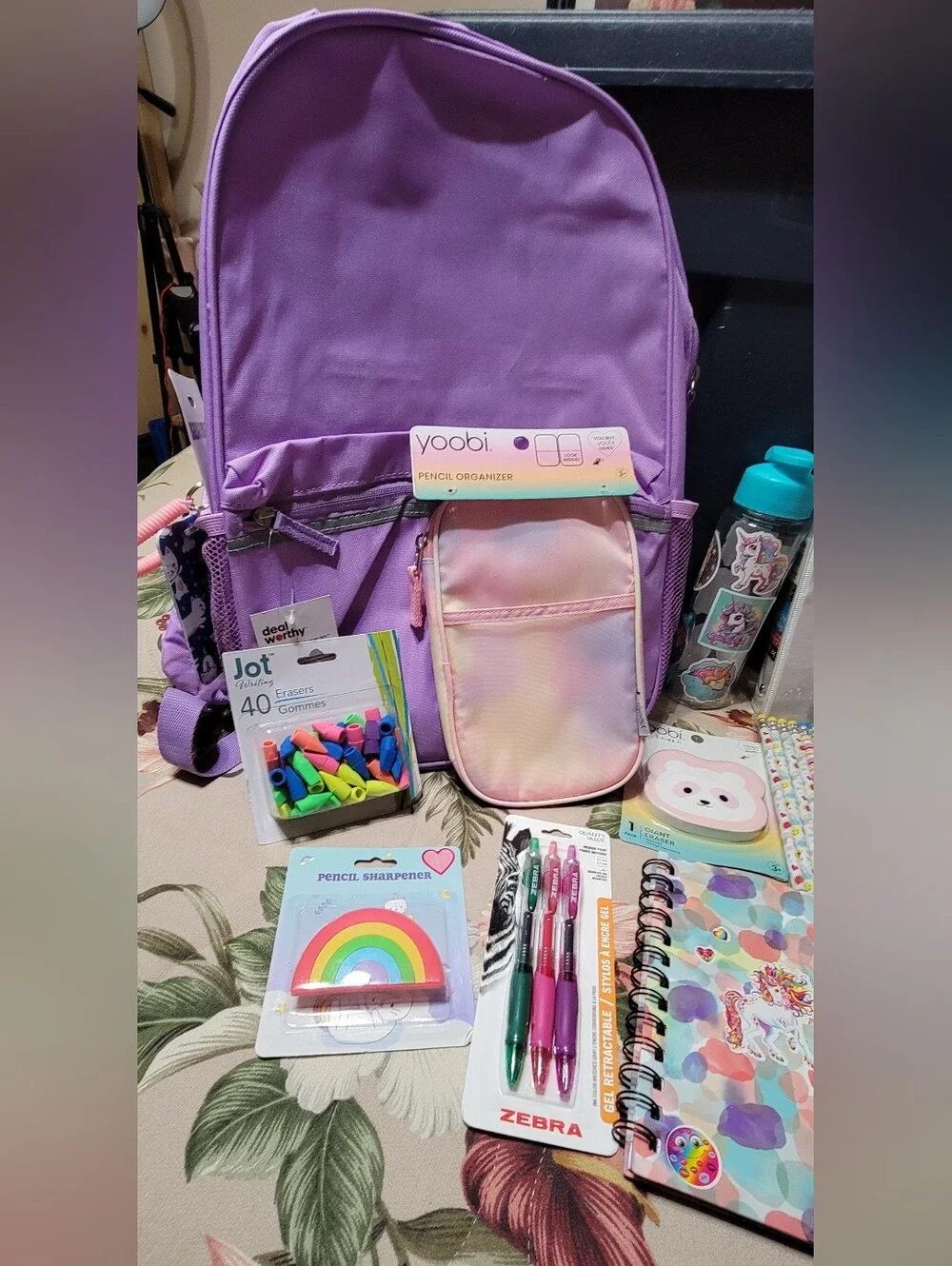820- Magical Unicorn Themed Backpack & Supplies